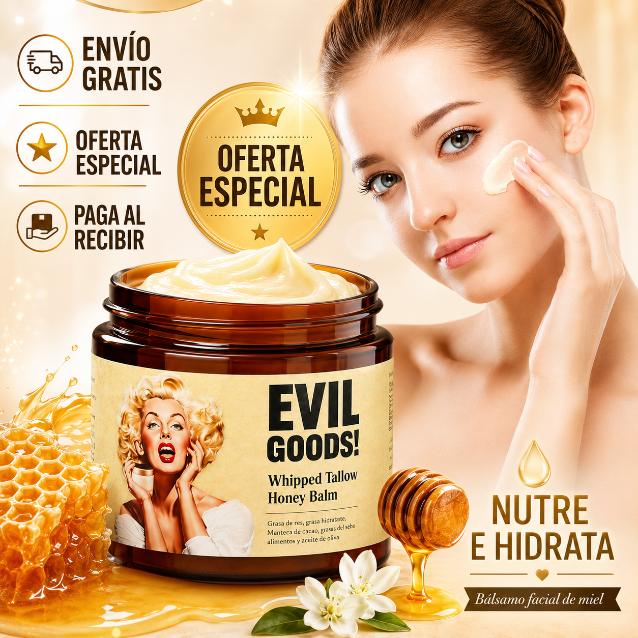 Bálsamo de Ternera y Miel: nutrición intensa para piel seca y apagada