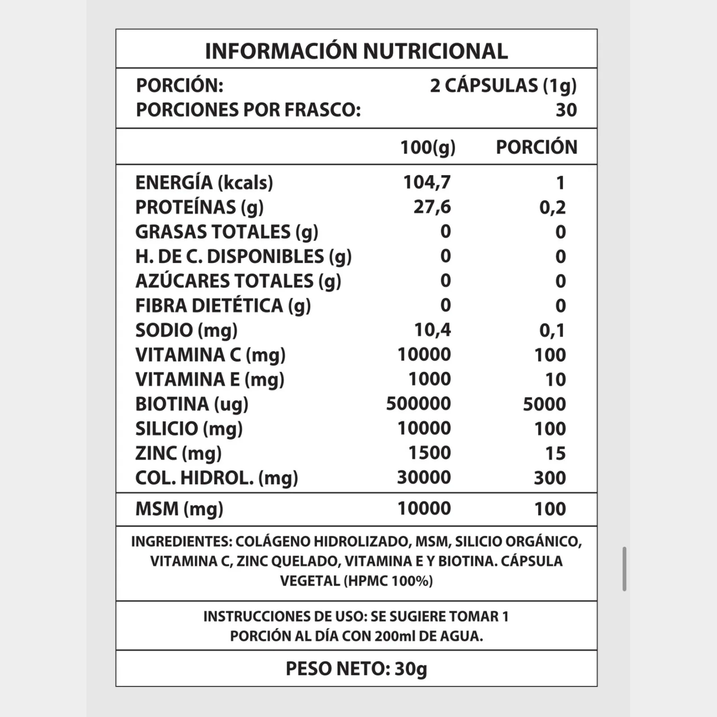 Cabello, piel y uñas más fuertes - LashNova™ (2x1 Activo)