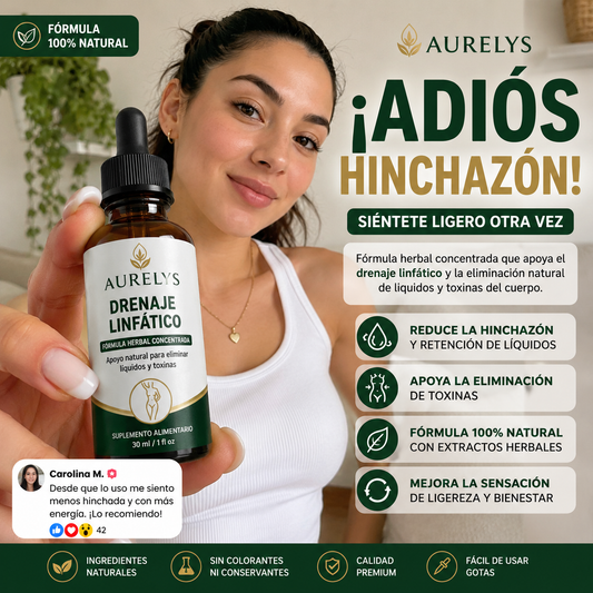 Aurelys – ¡Adiós a la Hinchazón! Siéntete Ligero Otra Vez