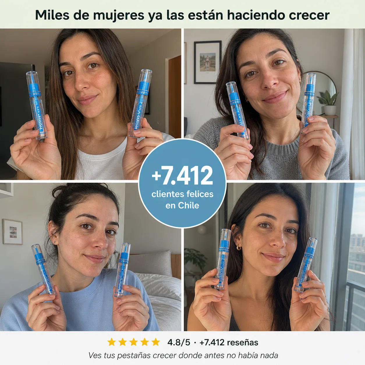 Despierta el crecimiento de tus pestañas - LashSerum™