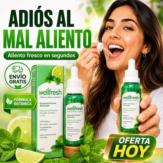 WellFresh™ – ¡Elimina el Mal Aliento! - Acción Instantánea
