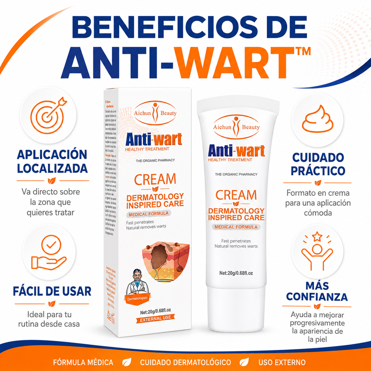 Anti-Wart™ - Elimina Verrugas y Lunares
