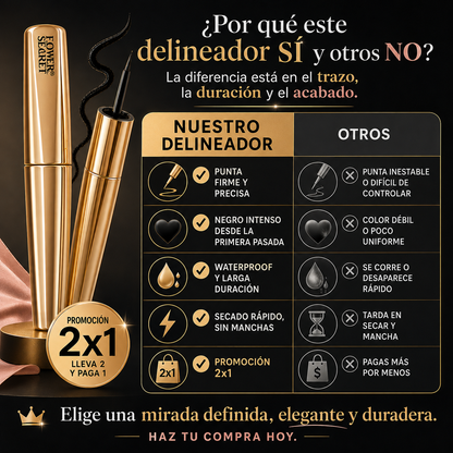 Delineador Flower Secret® | Máxima Definición