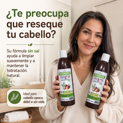 🔥 PROMOCIÓN ESPECIAL: Shampoo de Batana y Romero – Nutrición y Fuerza